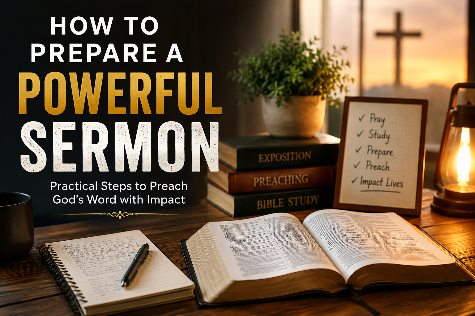 Powerful Sermon Preparation: 14 Simple Steps to Preach With Impact
